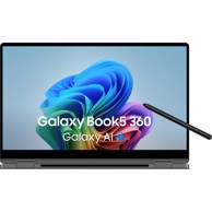 SAMSUNG Laptop Galaxy Book5 360 / Intel Core Ultra 7 256V, 15.6", 1920x1080, 16GB RAM, 512 GB SSD, Windows 11 Pro, siva